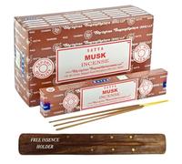 Satya, MUSK, Nag Champa, Incense Sticks, Full Box 12pack