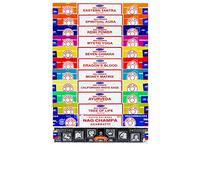 Satya Nag Champa 01202 Variety Incense Sticks Set - 12 Packs x 15 Gms