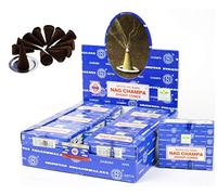 Satya Nag Champa Incense Cones, 12 Cones x 12 Packs