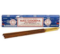 Satya Incense Sticks Nag Champa (Agarbatti) - 15 g - 3 Pack