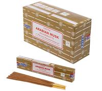Satya Nag Champa Incense Sticks - Arabian Musk Pack of 12