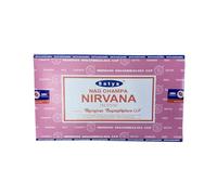 Satya Nag Champa + Nirvana Incense Sticks 240 Sticks (12x20) - Floral-Spice Aroma for Peace & Transcendence | Plastic-Free Dispatch - Festive Calm & Joy, for Meditation Lovers