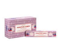 Satya Nag Champa Positive Vibes Incense Sticks, Count, Sandalwood, 12 Packs
