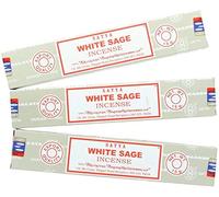 Satya Nag Champa White Sage Incense Sticks - Pack of 3 / Sakifo