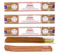 Satya, OODH, Nag Champa, Incense Sticks, 3 Packs, Agarbatti