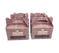 Satya Positive Vibes Backflow Incense Cones (Pack of 12) (One Size) (Brown)