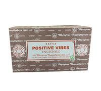 Satya Positive Vibes Incense Sticks - Uplifting Citrus-Floral Blend for Happiness & Energy 240 Sticks (12x20)