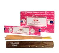 Satya, ROSE, Nag Champa, Incense Sticks, Full Box 12pack