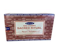 Satya Sacred Ritual Incense Sticks - Holy Herbal-Resin Blend for Spiritual Protection, Prayer & Calm | Handcrafted Meditation Aroma Set with Plastic-Free Dispatch - 240 Sticks (12x20)