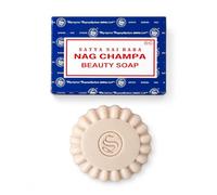 Satya Sai Baba Nag Champa Beauty Soap, Floral Shape, Bar Form 3 sets to choose from 1 bar, 3 bar or 5 case of 12 (1 x 75gm Bar)