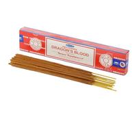 Satya Sai Baba Nag Champa Dragon's Blood Incense Sticks Agarbatti Packs of 1, 15 Grams | Export Quality