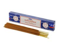 Satya Sai Baba Nag Champa Reiki Power Incense Sticks Agarbatti 180 Grams Box | 12 Packs of 15 Grams Each in a Box | Export Quality