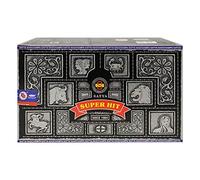 Satya Sai Baba Super Hit Nagchampa Incense Sticks Agarbatti - Pack of 12 Boxes (15 Gm Each)- 180 gm