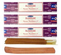 Satya, SUNRISE, Nag Champa, Incense Sticks, 3 Packs, Agarbatti