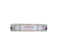 Satya White Sage Incense Sticks - Purifying Smudge Alternative for Positive Energy