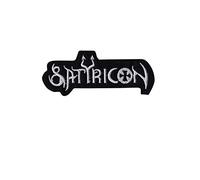 Satyricon Silver Extreme Metal Band Musi_1 Patch Badge Embroidered Iron on Applique Souvenir Accessory