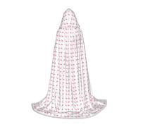 satyuw Flamingos On White Print Carnivals Hooded Cloak Cosplay Unisex Costume For Wizard Gothic Events Wear Cape