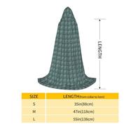 satyuw Formulas Shapes Theory Math Lesson Word Print Carnivals Hooded Cloak Cosplay Unisex Costume For Wizard Gothic Events Wear Cape