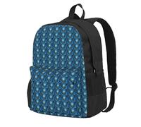 satyuw Horror Ghost Skull Print Large Capacity Unisex Travel Bag For Hiking Commuting Camping Lightweight Daypack