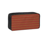 Satyuw Mexican Folk Art Boho Print Men Women Pen Case Large-Capacity Office Daily Travel Stationery Organizer Pouch