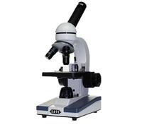 Satz Biological Microscope. 40x to 400x Optical Magnification. For Schools, Laboratories, Clubs and Hobbyists. Mains or Battery Powered. Built-In Light Source.