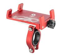 SAUANMNKTP Bike Phone Mount Aluminum Alloy Bicycle Phone Holder Universal Bike Motorcycle Handlebar Mount Stand Bracket For 3.5-6.2 Inches Mobile Phones Bicycle Phone Holder(Red)