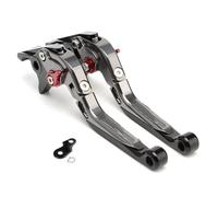 SAUANMNKTP for Xmax 300 250 125 400 2023-2025 Parking Brake Lever Set Folding Handle Levers with Lock Stopper Motorcycle Brake Clutch Levers(L)