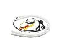 SAUANMNKTP Halo Ring Kits DRL Car LED Daytime Running Light APP Control Flexible RGB Flowing Turn Signal Strip Headlight Decorative Lamp 12V 24 Angel Eye Kit