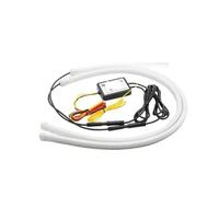 SAUANMNKTP Halo Ring Kits DRL Car LED Daytime Running Light APP Control Flexible RGB Flowing Turn Signal Strip Headlight Decorative Lamp 12V 24 Angel Eye Kit