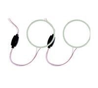 SAUANMNKTP Halo Ring Kits For Automotive Motorcycle Circular Led Ring DRL Headlight 2PC 60mm 70mm 80mm 90mm 100mm 110mm 120mm Car Halo Angel Eyes Angel Eye Kit