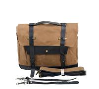 SAUANMNKTP Motorbike Saddle Bag Retro Motorcycle Saddle Bag Universal Waterproof Oil Wax Canvas Messenger Motorcycles Cruisers Side Large Capacity Motorcycle Luggage Bags(C)