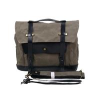 SAUANMNKTP Motorbike Saddle Bag Retro Motorcycle Saddle Bag Universal Waterproof Oil Wax Canvas Messenger Motorcycles Cruisers Side Large Capacity Motorcycle Luggage Bags(D)