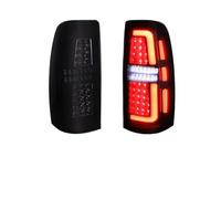 SAUANMNKTP Rear Combination Light For Chevy For Silverado 1500 1500DH 2500 HD 3500 1999-2003 LED Rear Tail Brake Reverse Light Tail Lamp Assembly(Black)