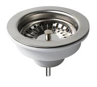 Sauber Stainless Steel Basket Drainer Waste - Chrome