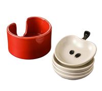 Sauce Cups - Ceramic Stackable Appetizer Plates,Sauce Dish Bowl,for Butter Cream Yogurt Snacks Chips Nut Seasoning Dressing Sushi Preparation