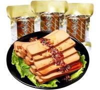 Sauce Dried Tofu 5.29oz/150g,Five-Spices Dried Bean Curd,Chinese Specialties Hotpot Ingredients,Pickled Vegetables,Home Cold Dishes,Ready to Eat Seasoning Dishes,Leisure Snacks Gift (10bag)