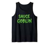 Sauce Goblin Costume for BBQ Chef Cooking Sriracha Hot Sauce Tank Top