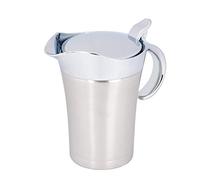 Sauce Gravy Pot,304 Stainless Steel Thermal Insulated Double Wall Sauce Gravy Boat Pot Serving Jug(750ml)