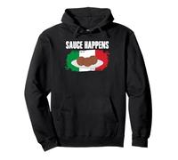 Sauce Happens Meatball Italian Kitchen Lover Italy Pullover Hoodie