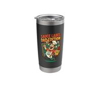 Sauce Label Daddition Master of the Flame Funny BBQ Stainless Steel Insulated Tumbler