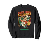 Sauce Label Daddition Master Of the Flame Funny BBQ Sweatshirt