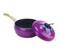 Sauce Pan - Cookware for and with Non-Stick Coating - Soup Pot with Lid, for Induction Cookers and Hobs, Cooking Milk Soup, Spaghetti, Roasting, Simmering