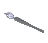 Sauce Plating Art with Textured Handle Pencil Spoon Stainless Steel