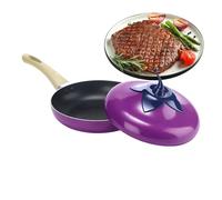 Sauce Pot with Lid,Nonstick Vegetable Fruit Saucepan - Frying Pan with Lid | for Induction Stove Top Cooking Milk Soup Spaghetti Frying Simmering Kitchen Cooktop