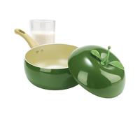 Sauce Pot with Lid | Vegetable Fruit Nonstick Cookware,Frying Pan with Lid | for Kitchen Stove Induction Cooktop Soup Boil Milk Cooking Frying Simmering