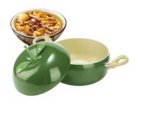 Sauce Pot with Lid,Vegetable Fruit Sauce Pot - Soup with Lid | for Induction Electric Stoves Cooktop Cooking Frying Kitchen Milk Soup Simmering