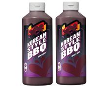 Sauce Variety Pack 500ml - 2 x Bottles - Spicy Mayo, Sweet Chilli Thai Style, Tomato Ketchup, Korean BBQ, Garlic & Herb - Ideal for Burgers, Fries, BBQ - clc (Korean Bbq Sauce 500ml)