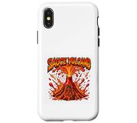 Sauce Volcano Spicy Eruption Chili Design Case for iPhone X/XS