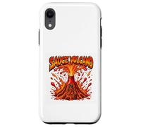 Sauce Volcano Spicy Eruption Chili Design Case for iPhone XR