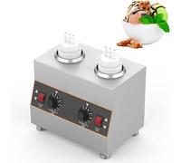 Sauce Warmer with Mechanical Temperature Control, 2 Heating Methods, 650-2600ml Capacity for Keeping Sauces Warm